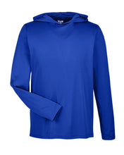 Load image into Gallery viewer, Moisture Wicking Performance Hooded Long Sleeve T Shirt- Logo 2