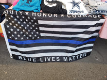 Load image into Gallery viewer, Blue Lives Matter Flag