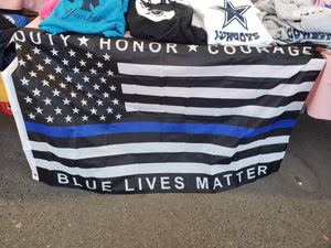 Blue Lives Matter Flag