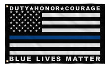 Load image into Gallery viewer, Blue Lives Matter Flag
