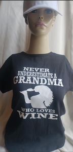 Grandma-Wine Shirt / Short Sleeve